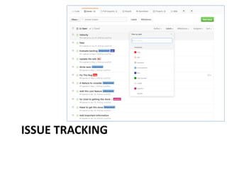ISSUE TRACKING
 