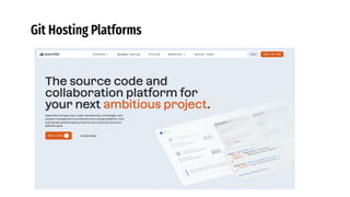 Git Hosting Platforms
 