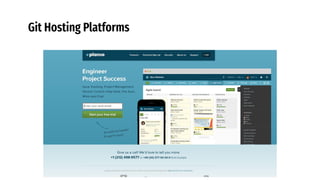 Git Hosting Platforms
 