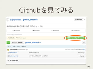 Githubを見てみる
94
 