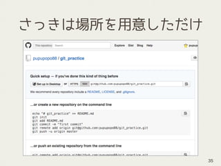 さっきは場所を用意しただけ
35
 