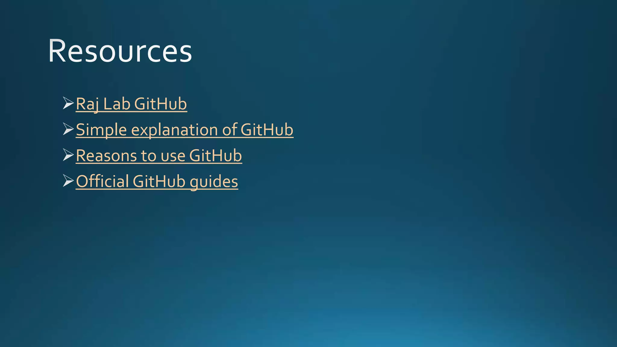 GitHub Presentation | PPTX | Web Development | Internet