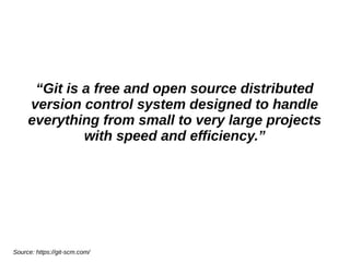 Git presentation | PDF