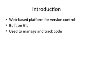 Comprehensive Guide to GitHub: Version Control and Collaboration | PPTX
