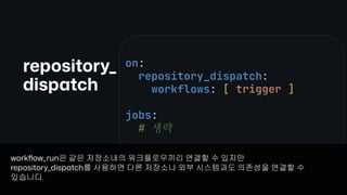 GitHub Actions의 다양한 기능 활용하기 - GitHub Universe '24 Recap | PDF