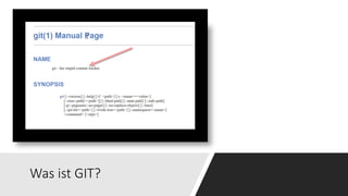 Was ist GIT?
 