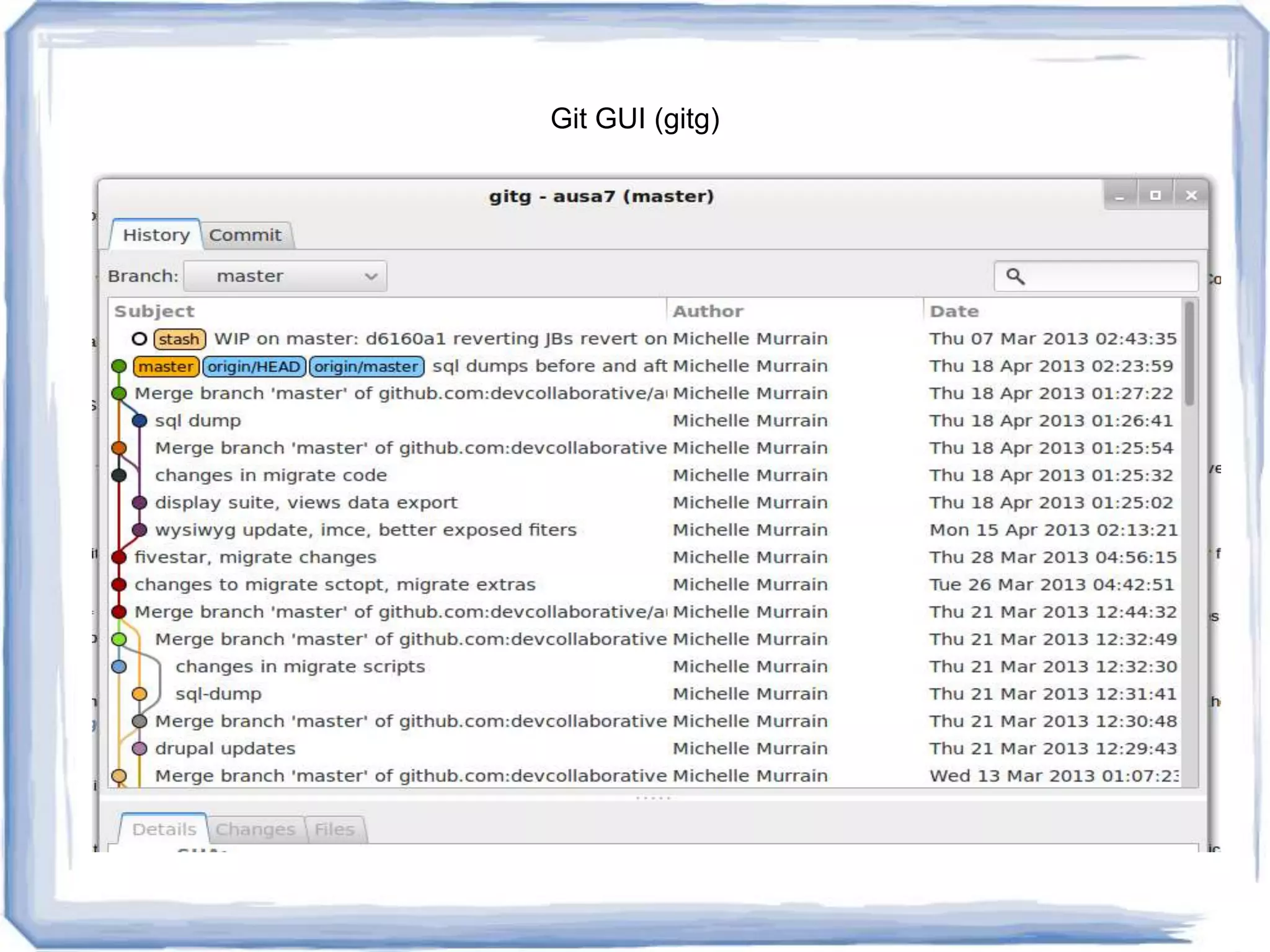 Git GUI (gitg)
 