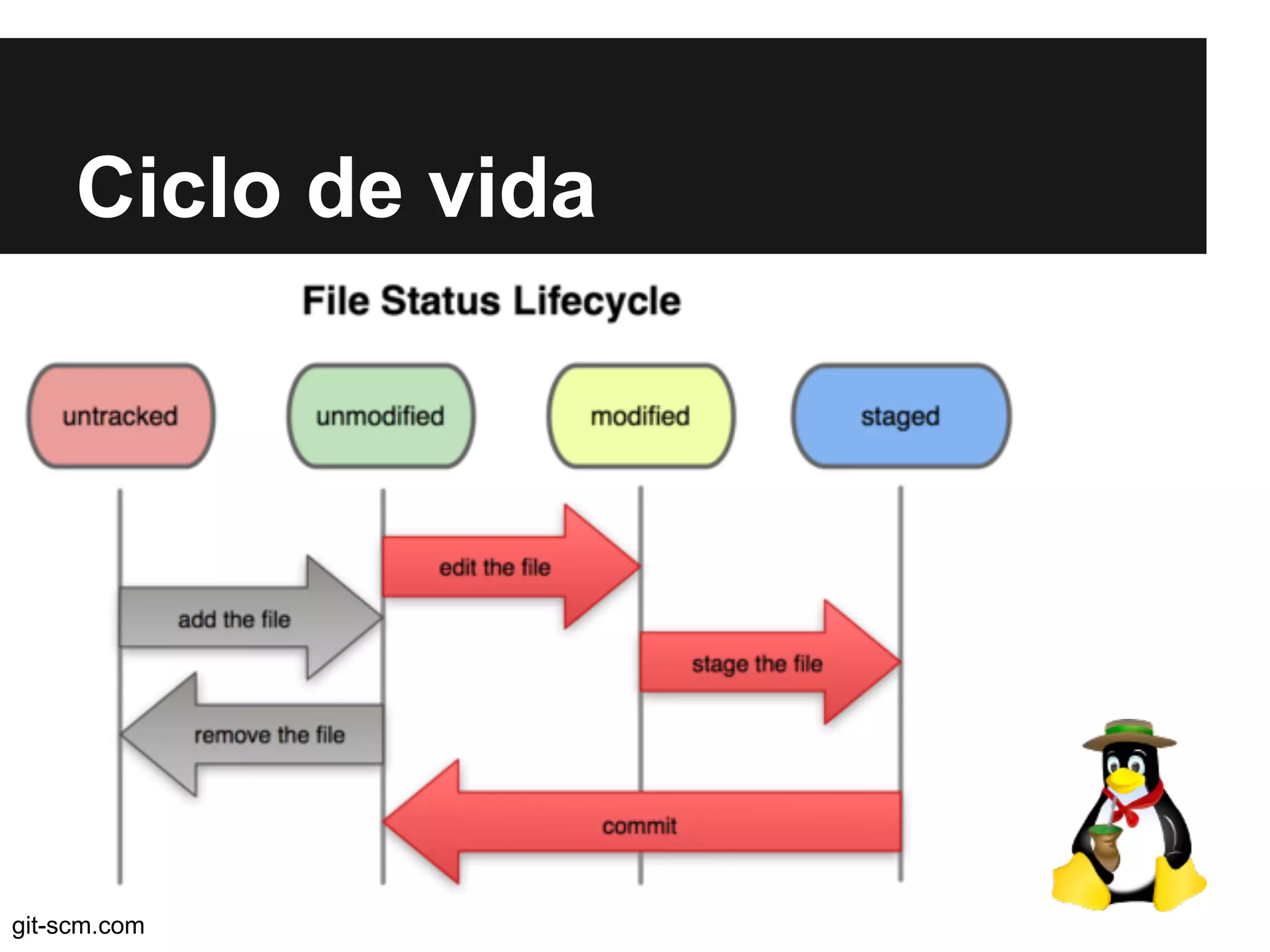 Ciclo de vida
git-scm.com
 
