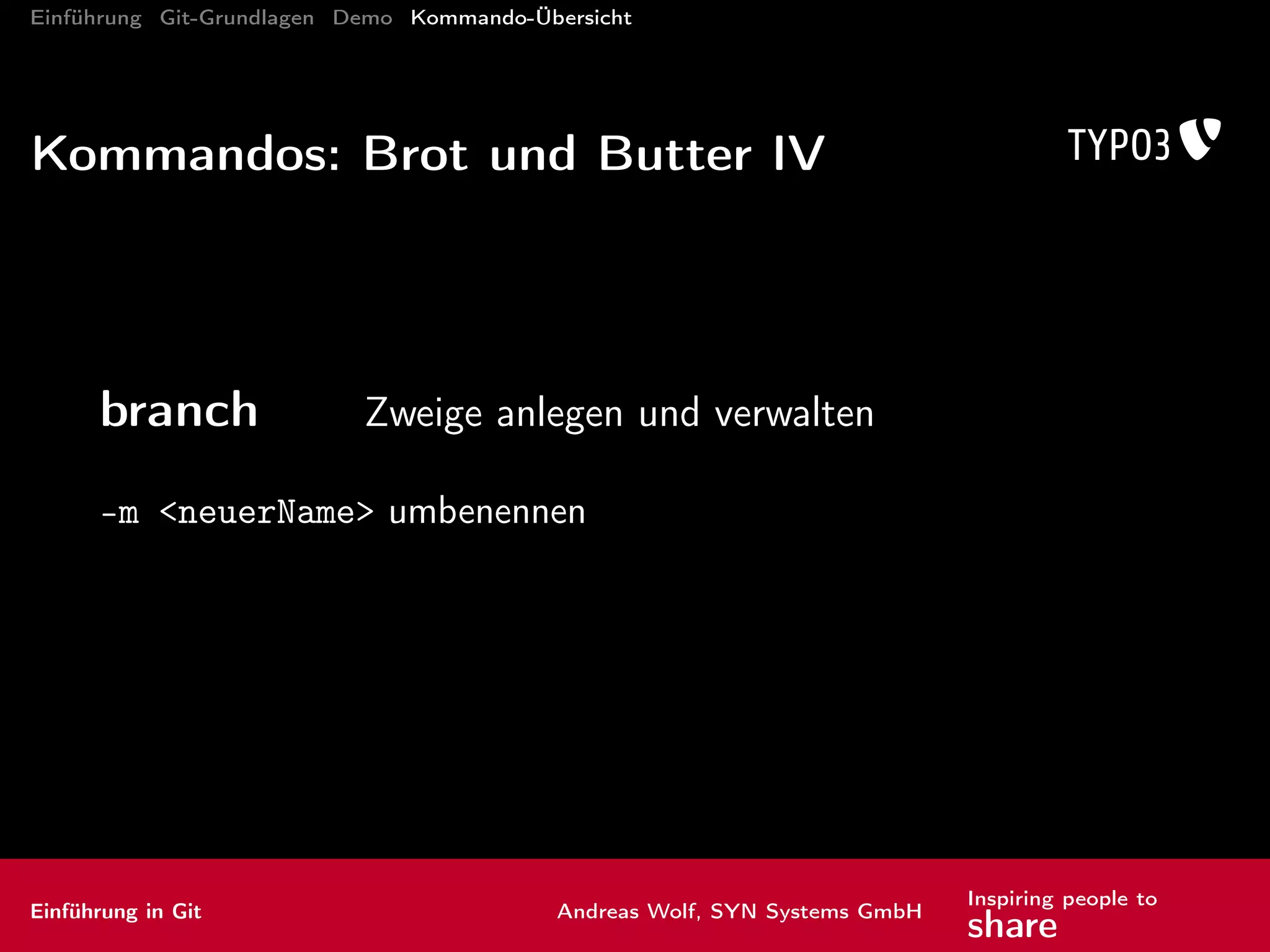 Inspiring people to share.
 