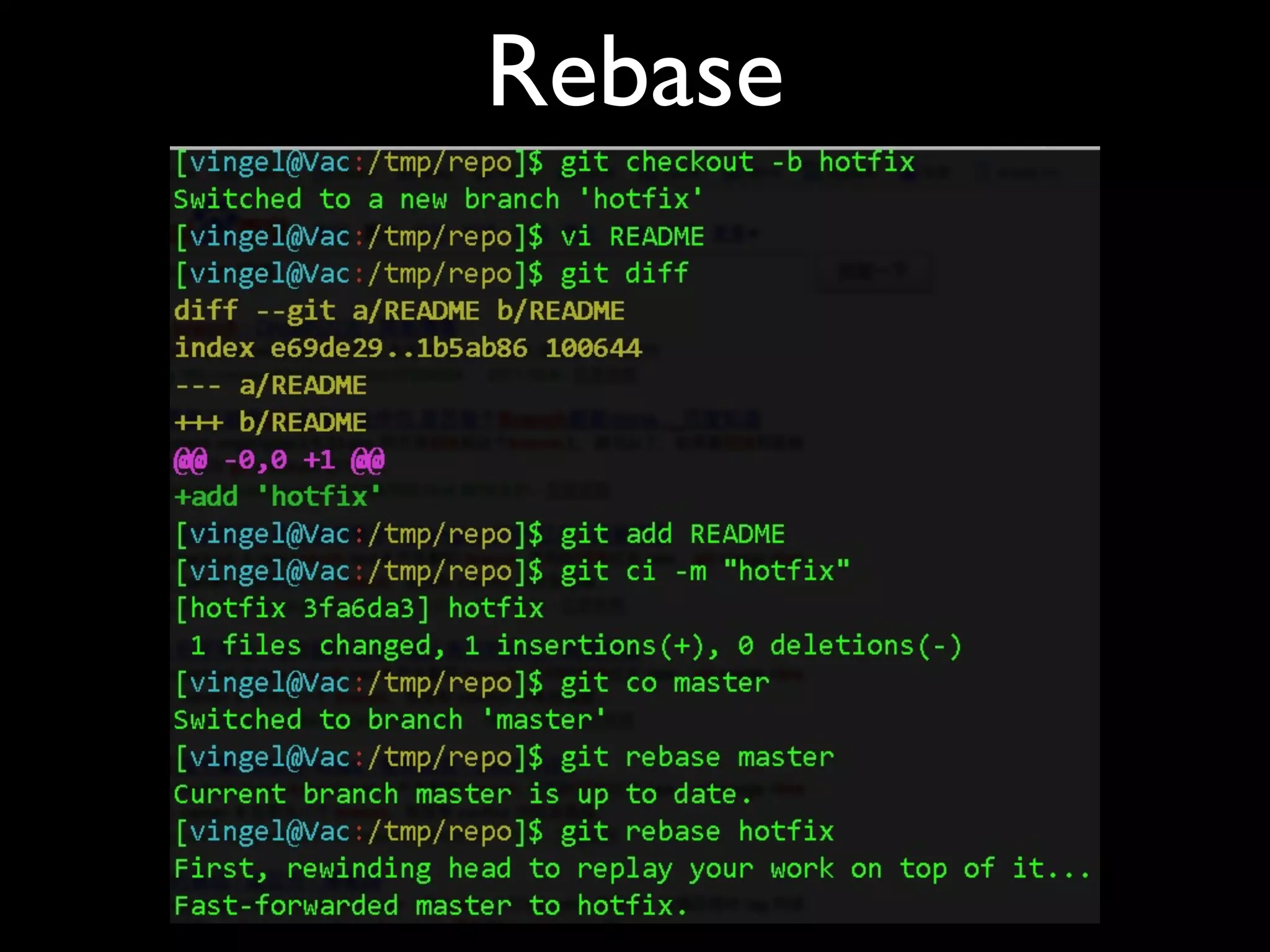Rebase
 