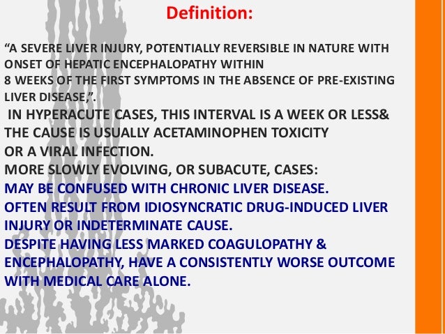 Git J Club Acute Liver Failure From Nejm