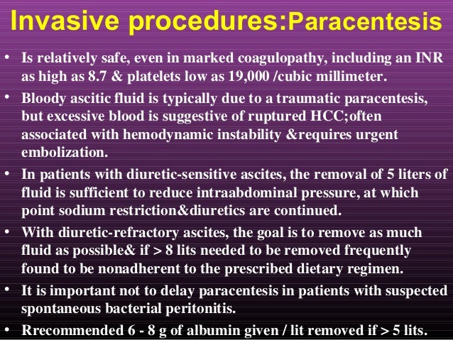 how much paracentesis fluid cirrhosis16. club j GIT
