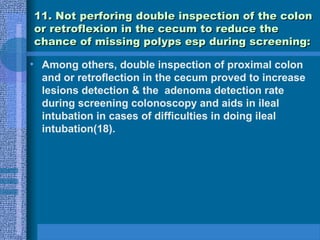 Git j club colonoscopy mistakes. | PPT