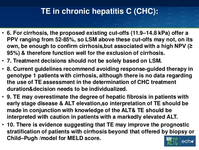 Fibrosure test for hepatitis c