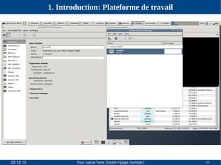 1. Introduction: Plateforme de travail

25.12.13

Your name here (insert->page number)

11

 