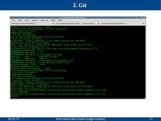 2. Git

25.12.13

Your name here (insert->page number)

17

 