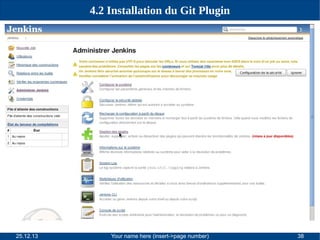 4.2 Installation du Git Plugin

25.12.13

Your name here (insert->page number)

38

 