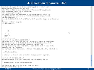 4.3 Création d'nouveau Job

25.12.13

Your name here (insert->page number)

45

 