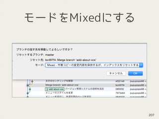 モードをMixedにする
207
 