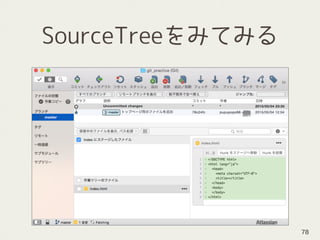 SourceTreeをみてみる
78
 
