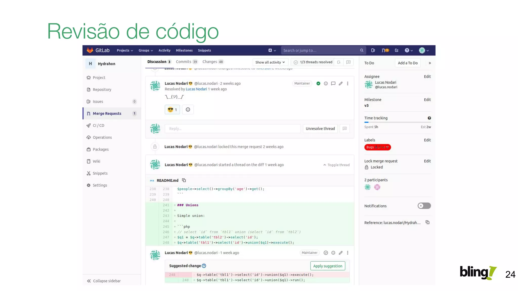 Revisão de código
24
 