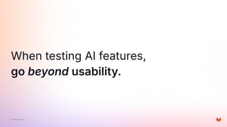The AI Experience Playbook from GitLab (2025-03-24 @ LisboaUX) | PDF