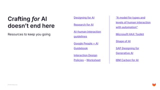 The AI Experience Playbook from GitLab (2025-03-24 @ LisboaUX) | PDF