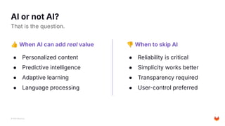 The AI Experience Playbook from GitLab (2025-11-03 @ LisboaUX) | PDF