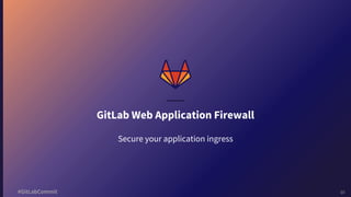 10#GitLabCommit
GitLab Web Application Firewall
Secure your application ingress
 