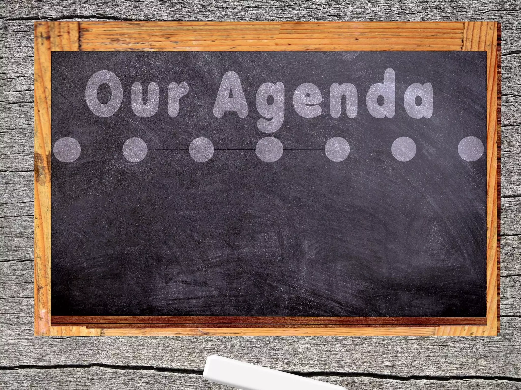 Agenda
 
