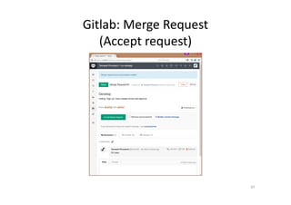 Gitlab: Merge Request
(Accept request)
97
 