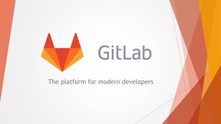 The platform for modern developers
 
