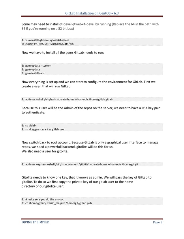 Gitlab installation | PDF