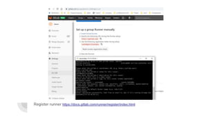 Gitlab runner in aws | PPTX