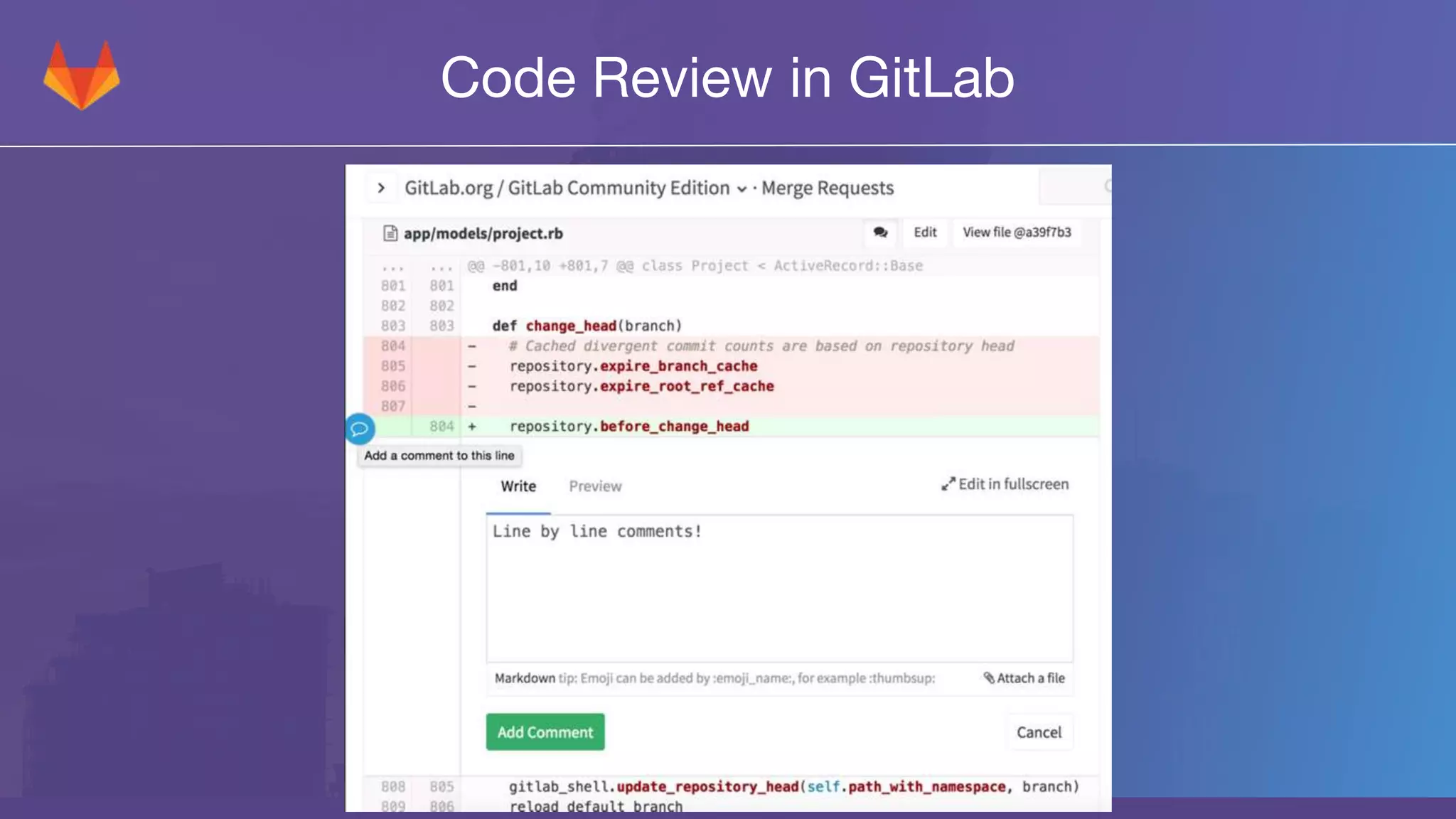 Code Review in GitLab
 