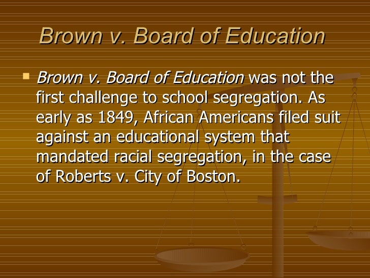 overview of brown vs board of education Summary and excerpt of ruling it was the court's mandate in brown v board of education that forced americans to face each other and determine if they were willing to live up to the ideals . overview of brown vs board of education Summary and excerpt of ruling it was the court's mandate in brown v board of education that forced americans to face each other and determine if they were willing to live up to the ideals .