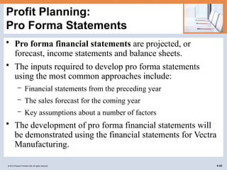 cash flow and financial planning statments | PPTX