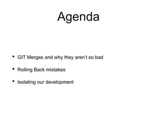 Git Merge, Resets and Branches | PPTX