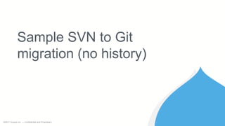 Transitioning from SVN to GIT | PPTX