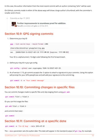 Git notes for professionals. | PDF