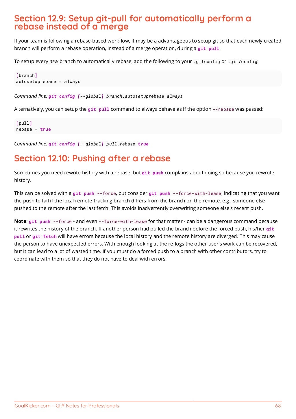 Git notes for professionals 