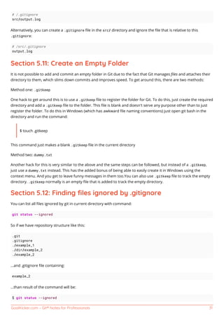 Git notesforprofessionals | PDF