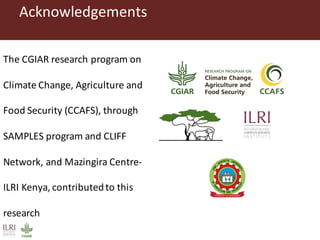 Gitonga, Jane - Climate Food and Farming CLIFF Network annual workshop November 2017
