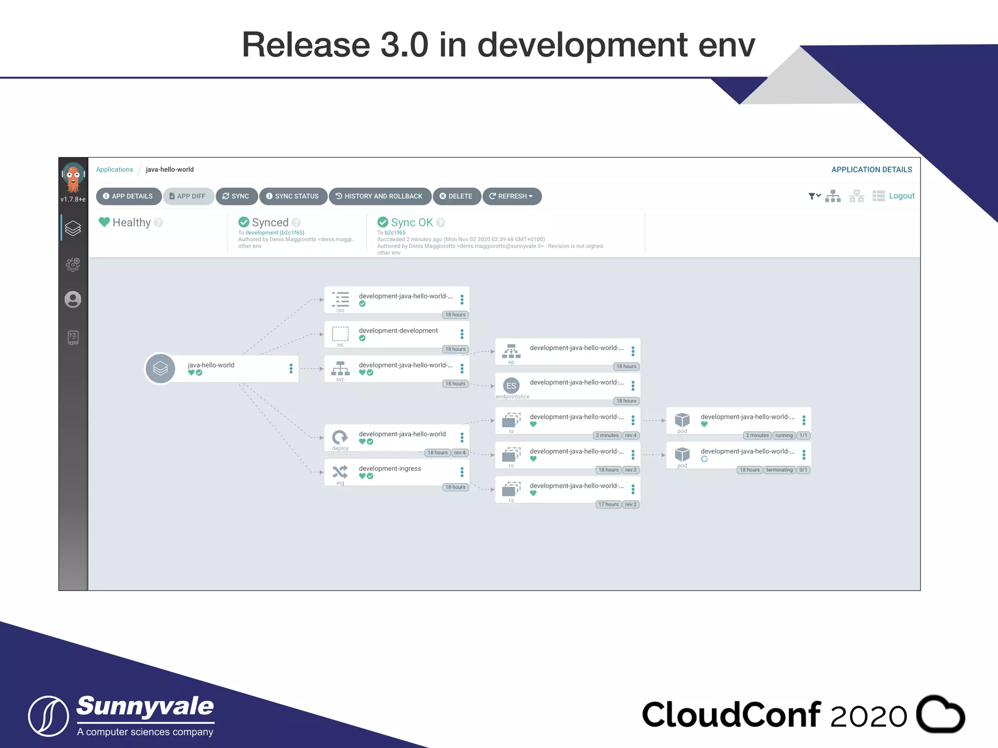 Release 3.0 in development env 