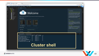 41
Cluster shell
 