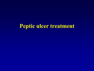 Peptic ulcer treatment
 