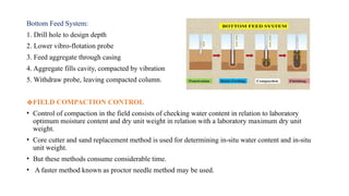 Ground improving techniques in civil engineering | PPTX