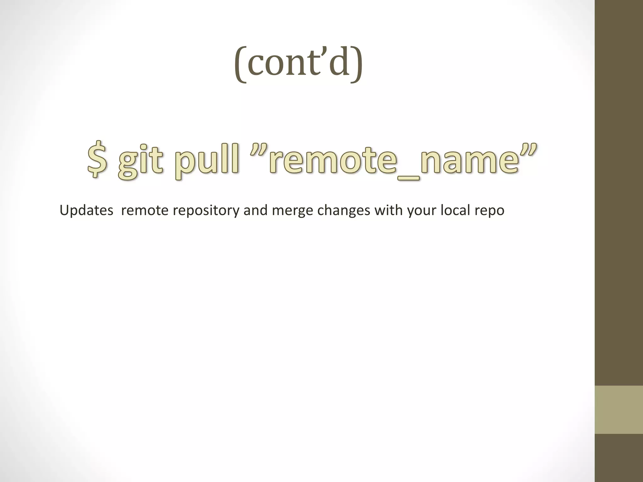 GIT presentation | PPTX