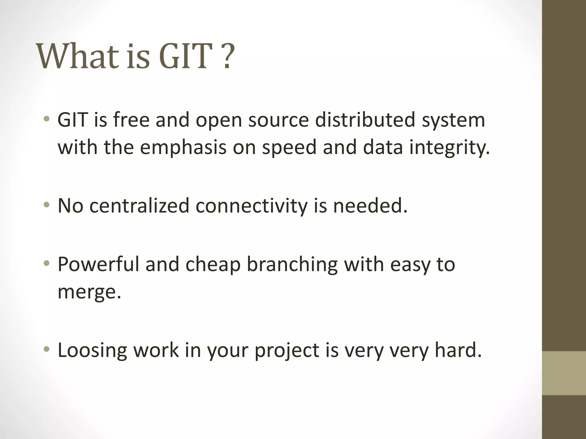 GIT presentation | PPTX