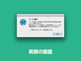 実際の画面
 